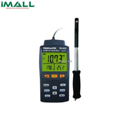 Máy đo tốc độ gió, lưu lượng gió Temars TM-4001 (0.01~25.00 m/s, 80%, 50°C, 0~9999 CMM)