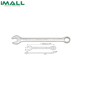 Cờ lê vòng miệng hệ mét Yato YT-0008 (8mm)