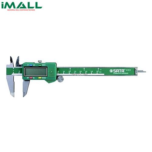 Thước căp điện tử đo đường kính 0 - 150mm Sata 91511