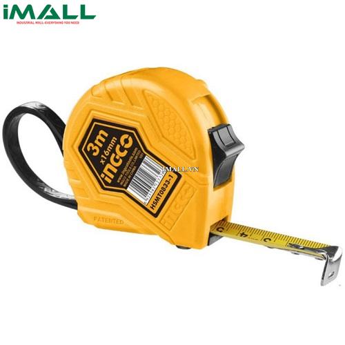 Thước cuộn thép nền vàng (3m x 16mm) INGCO HSMT0833