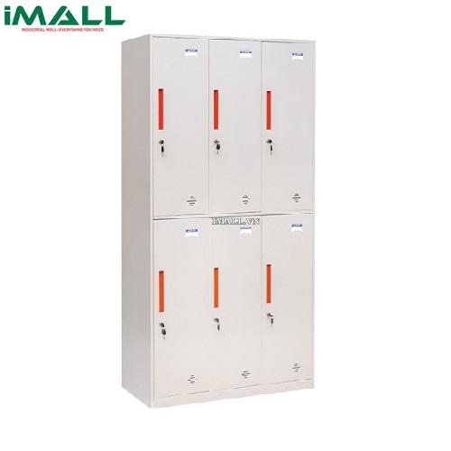Tủ tài liệu sắt 6 khoang THE ONE (Hòa Phát) TU982-3KD