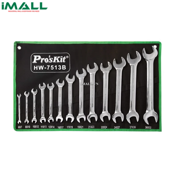 Bộ khóa vặn 2 đầu miệng (6~32mm) Pro'skit HW-7513B