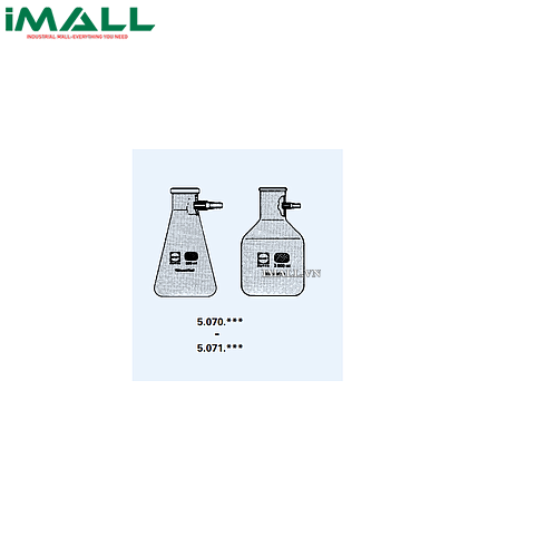 Bình tam giác WITEG 5 070 220 (2000ml)