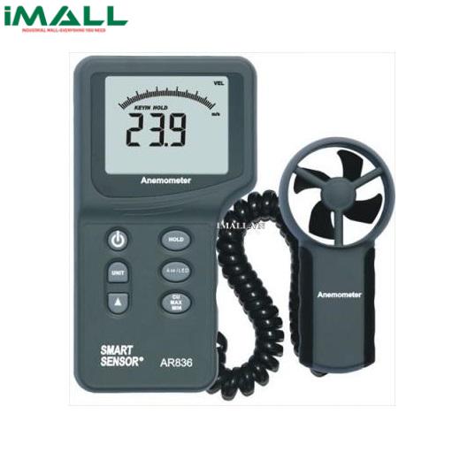 Máy đo tốc độ gió SmartSensor AR836 (0.3~45m/s, 0~45°C)