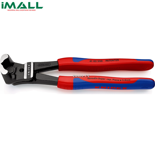 Kìm Cắt Càng Cua Cộng Lực Bolt End Cutter Chiều Dài 200mm Knipex 61 02 200