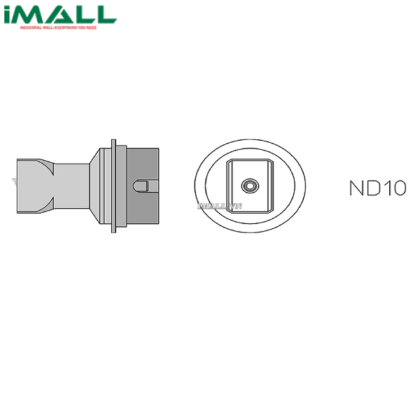 Đầu típ dùng cho máy khò Weller ND10 (T0058736842N)