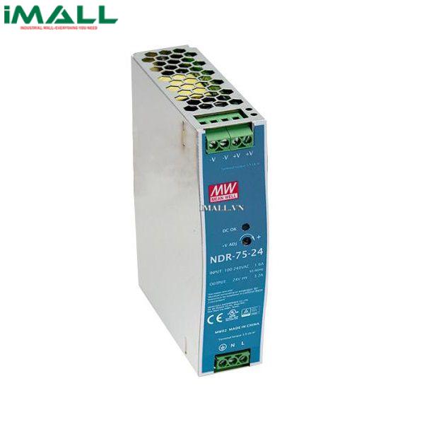 Bộ nguồn Meanwell NDR-75-24 (75W 24V 3.2A)