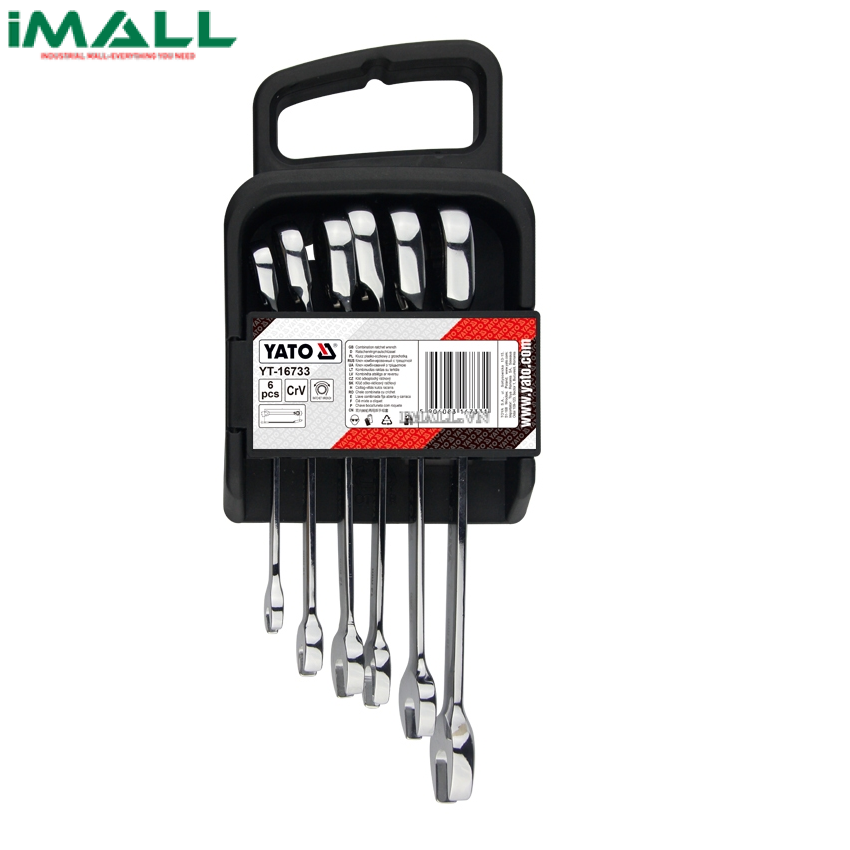 Bộ cờ lê đảo chiều 6 chi tiết Yato YT-16733 (8-16mm)