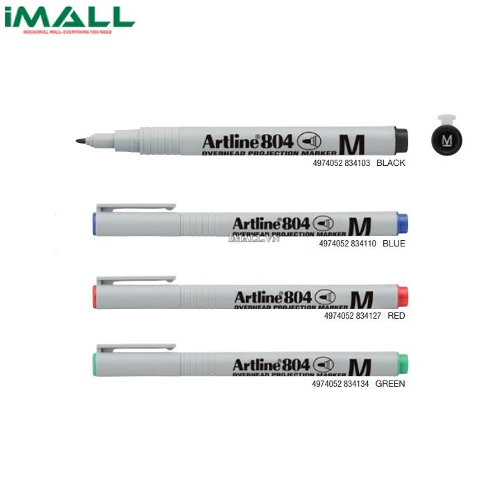 Bút lông màu xanh dương Artline 804 EK-804N (1.0mm)