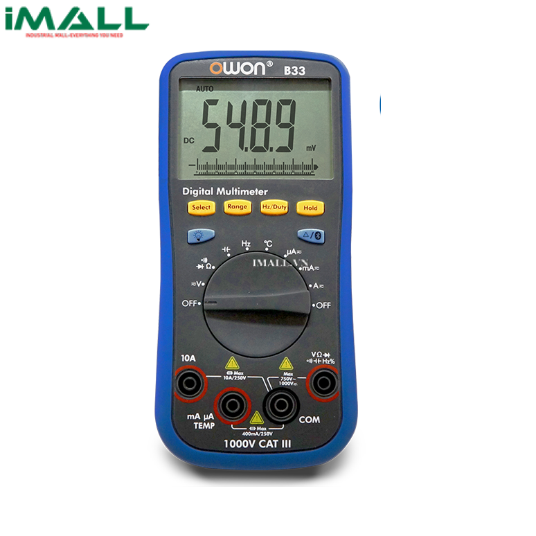 Đồng hồ vạn năng OWON D35T (1000V, 20A, True RMS)