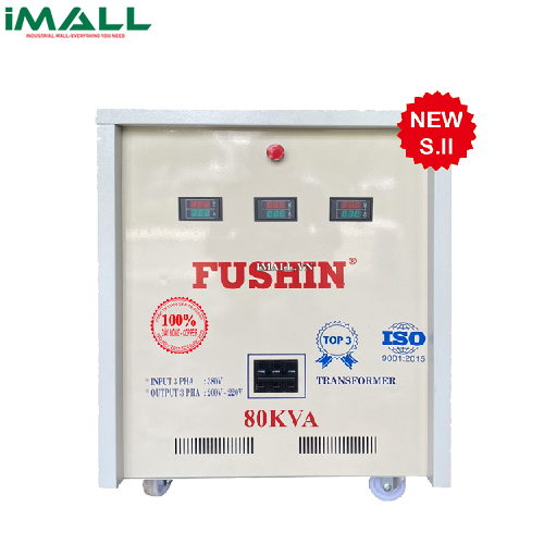Tự ngẫu 3P 380V/220V 80KVA - Dây Đồng Fushin S.IICU3P-80K