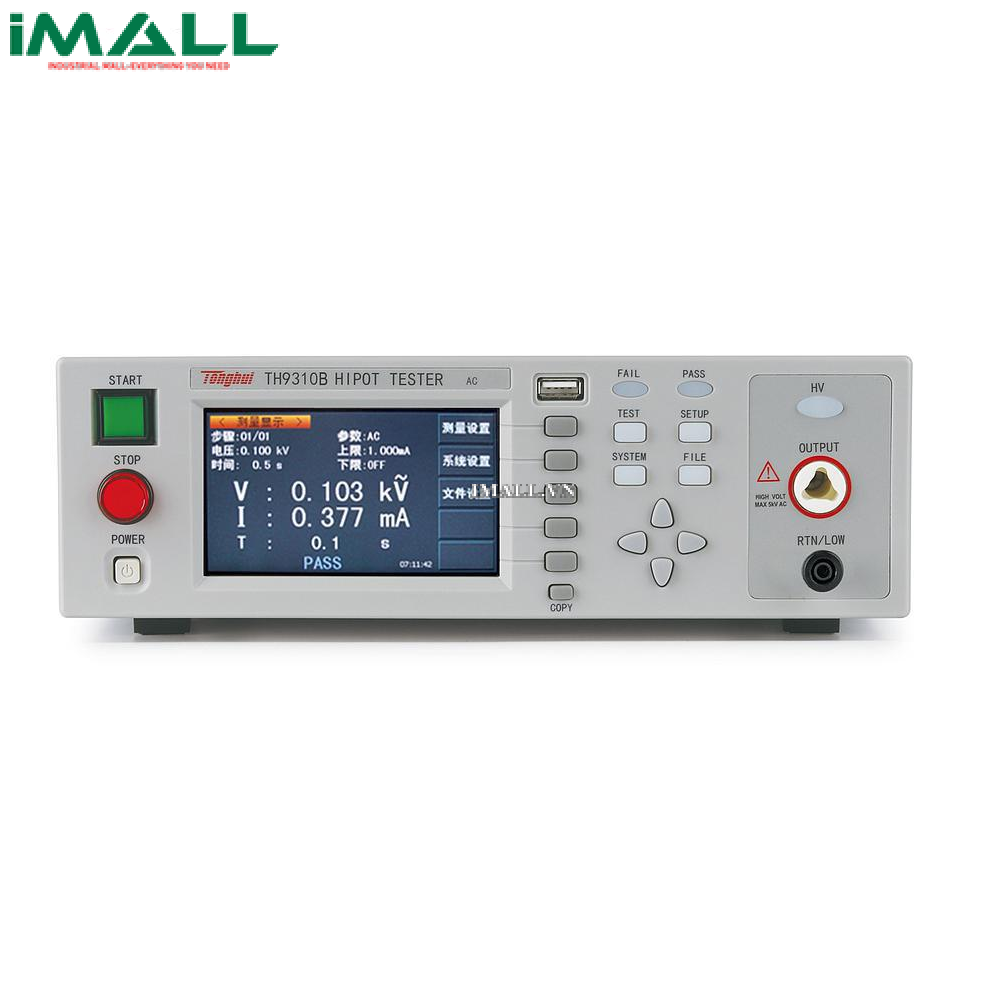 Máy kiểm tra Hipot Tonghui TH9310B (AC: 0.05~5.00kV)