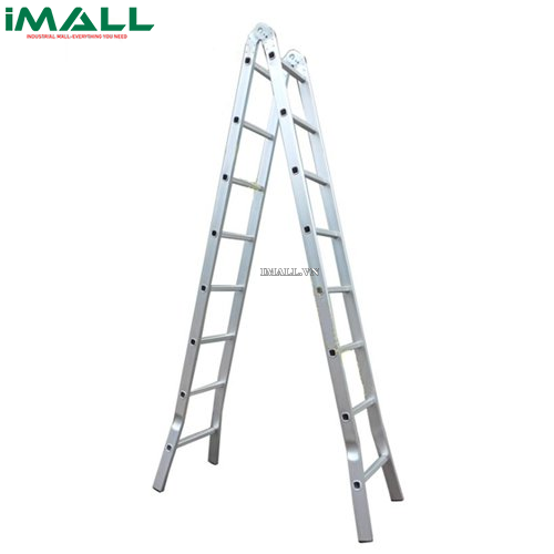 Thang nhôm khóa sập tự động Nikita Nika-25 (2.47m/4.8 m)