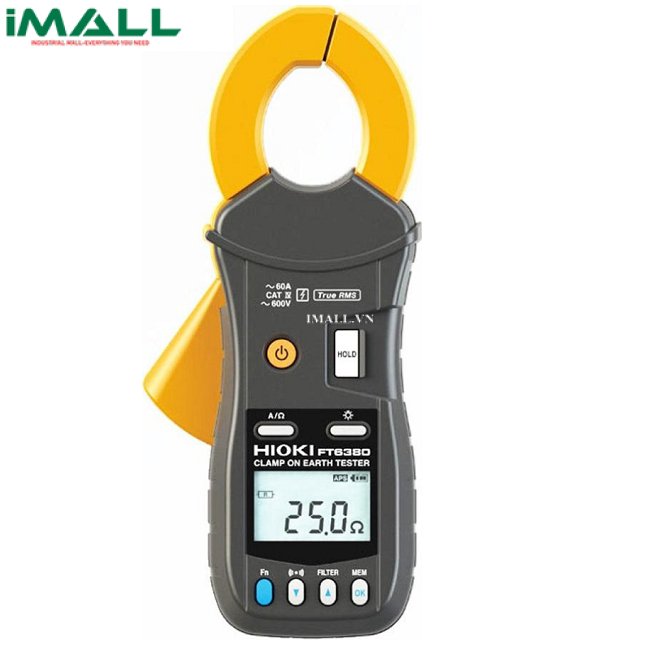 Thiết bị đo điện trở đất HIOKI FT6380-90 (20mA~60A, 0.2Ω~1600Ω, True RMS)