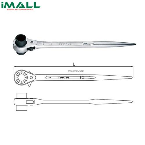 Tuýp đuôi chuột 21x27mm TOPTUL AEAH2127