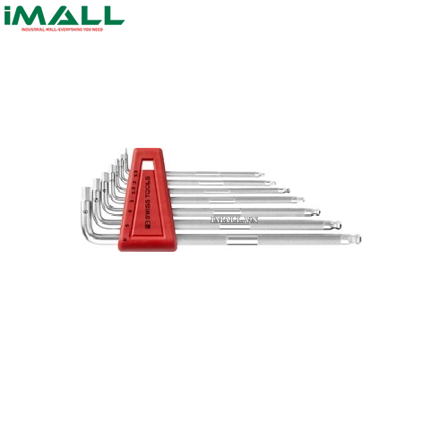 Bộ Lục Giác Knurled Đầu Bi 7 Cây 1.5-6.0mm PB Swiss Tools PB 3212.LH-6