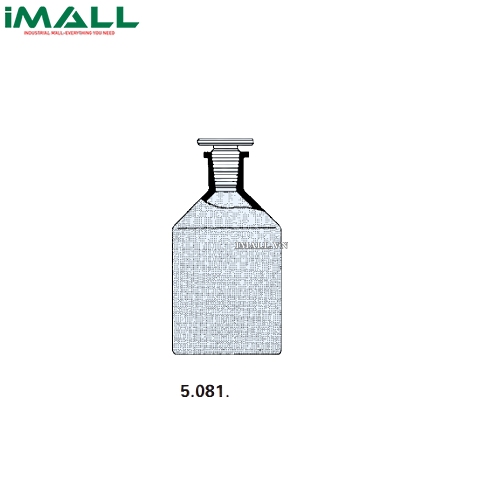 Chai thủy tinh WITEG 5 081 050 (50ml)