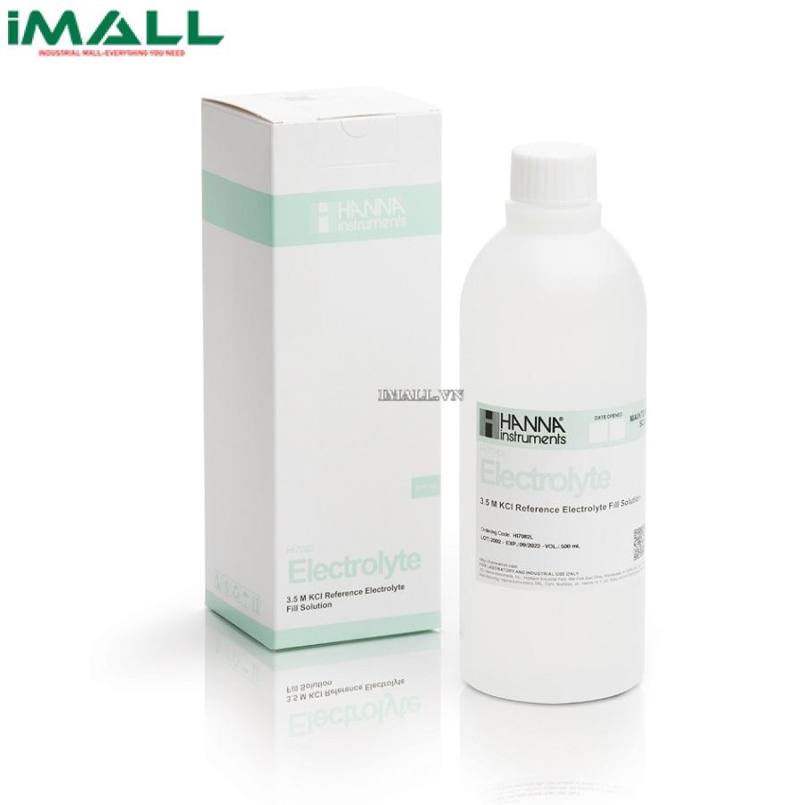 Dung dịch KCl3.5M châm điện cực pH mối nối đôi HANNA HI7082L (500mL)