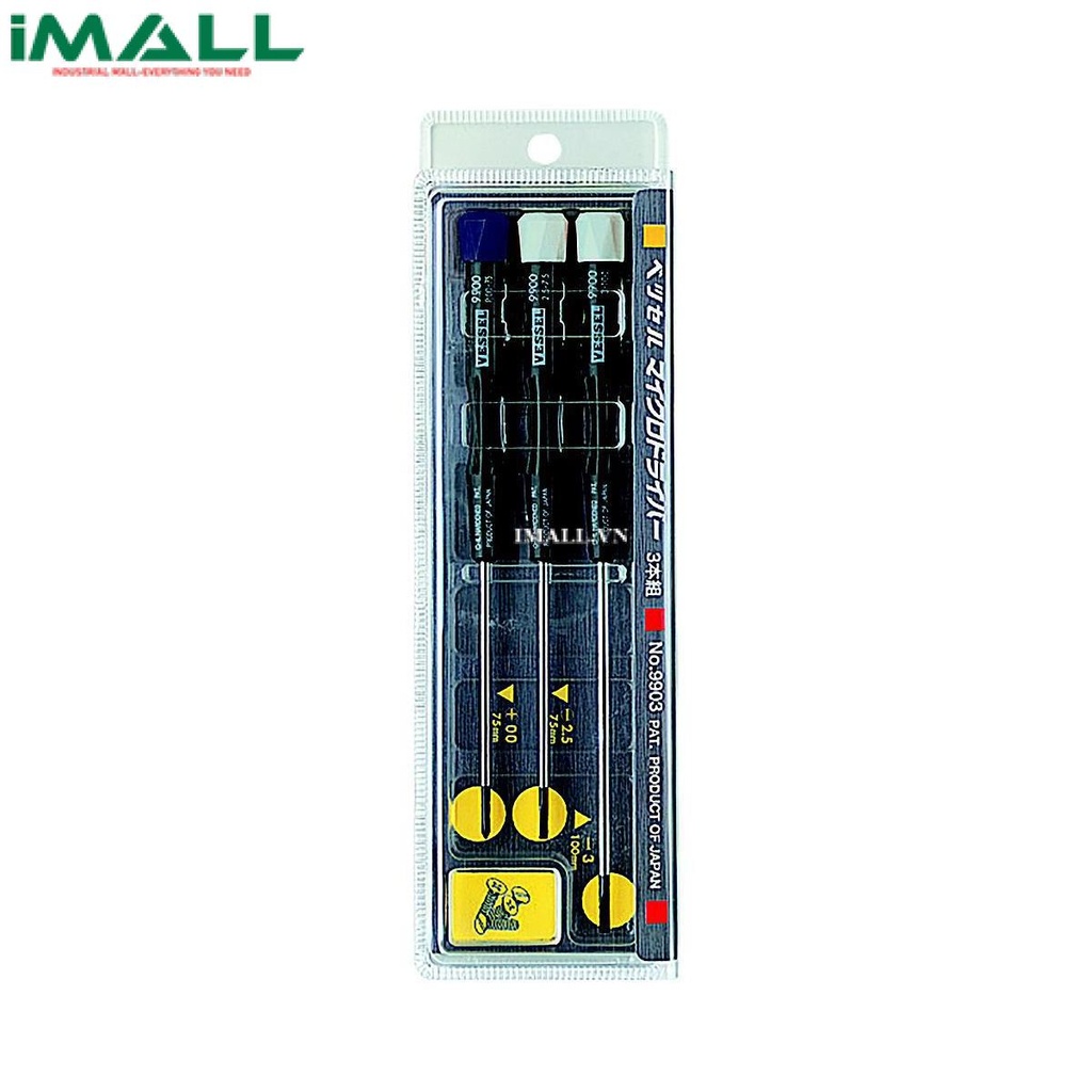Bộ 3 tô vít siêu nhỏ Vessel 9903 (set)