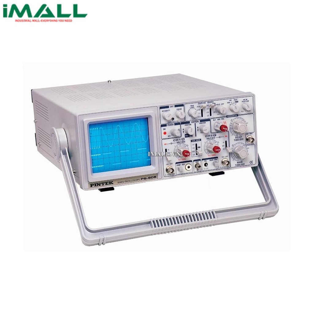Máy hiện sóng tương tự Pintek PS-605 ( 60MHz With Delay Sweep )
