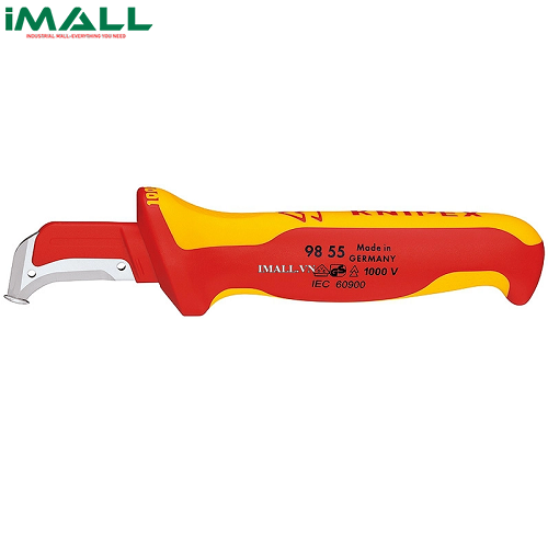 Dao Rọc Cáp Có Chấn Bảo Vệ Lõi Cáp Knipex 98 55 SB