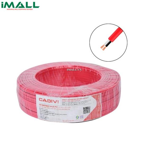 Dây điện đôi Cadivi VCmd 2×1.5 mm2 (Đỏ) – 0.6/1KV
