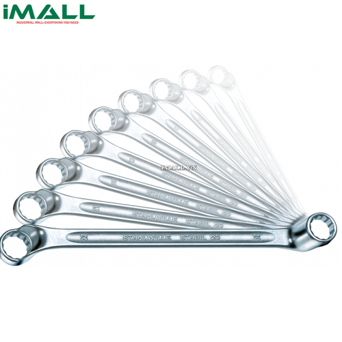 Bộ Cờ Lê 9 Chi Tiết STABIL® Hai Đầu Tròng Nghiêng 75° Stahlwille 96410409
