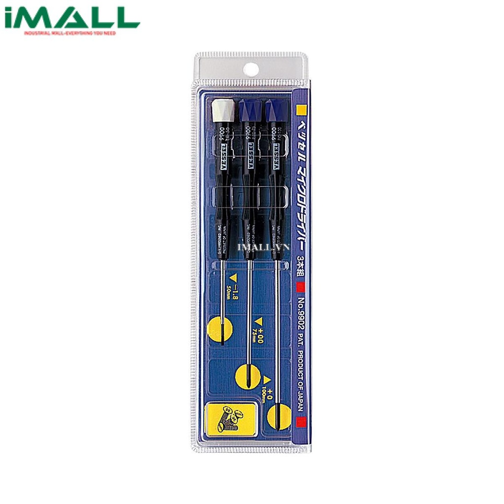 Bộ 3 tô vít siêu nhỏ Vessel 9902 (set)
