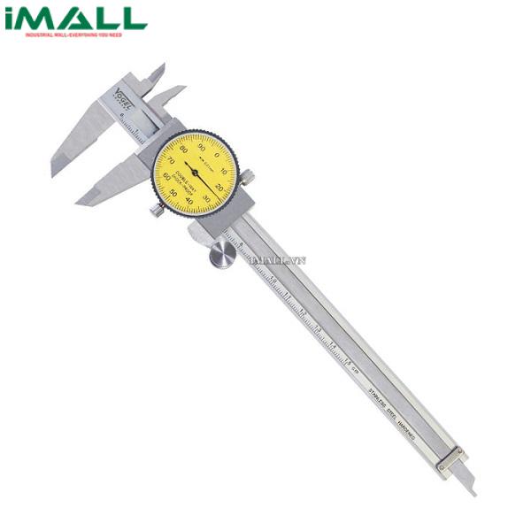 Thước cặp đồng hồ inox, chống nước VOGEL 201101 (150mm)