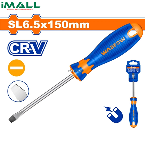 Tua vít dẹp SL6.5x150mm Wadfow WSD1266