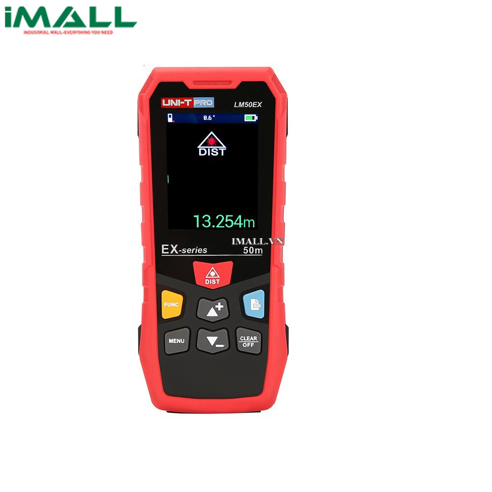 UNI-T LM50EX Laser Distance Meter (50m, drop test 9.2m, IP65, level digital)