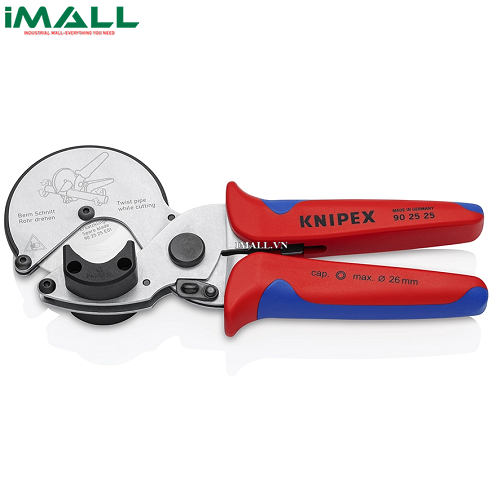 Kìm Cắt Ống Nhựa Pipe Cutter Đến Ø 26 mm (Mới 2023) Knipex 90 25 25