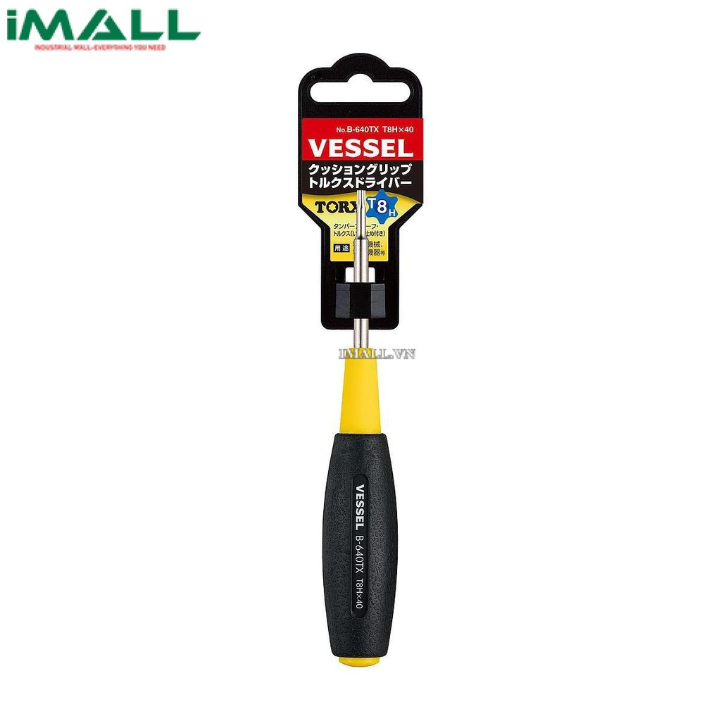 Tô vít hoa thị tay cầm mềm Vessel B-640TX (T8H x 40)