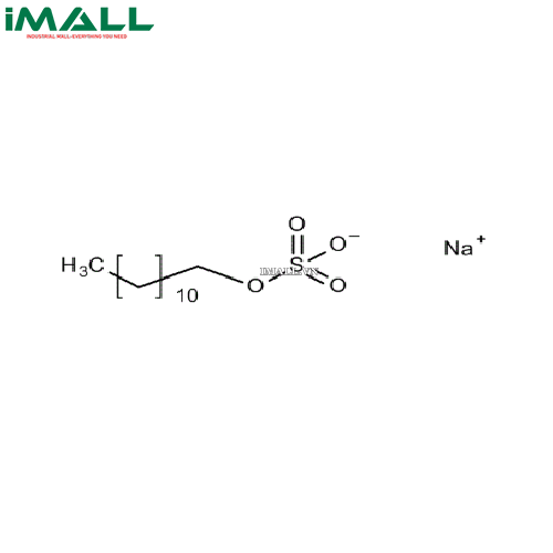 Hóa chất Dodecyl sulfate sodium salt cho xét nghiệm hóa sinh và chất hoạt động bề mặt (C₁₂H₂₅NaO₄S, Chai thủy tinh 250g) Merck 1125330250