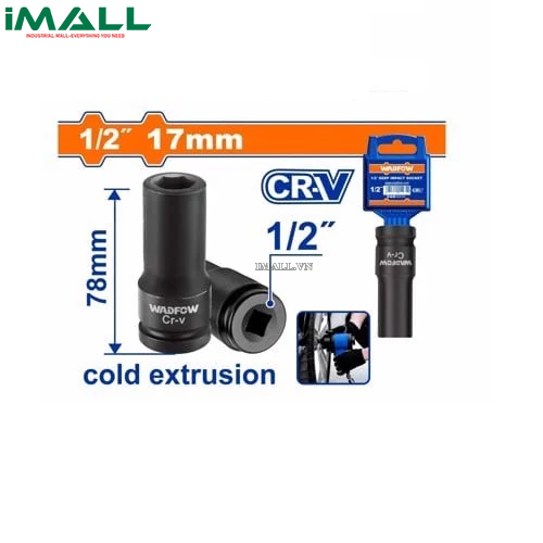 Đầu tuýp dài 24mm (1/2") Wadfow WMS3224