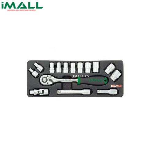 Bộ tuýp vặn ốc 15 món TOPTUL GCAT1502 (1/2 inch)