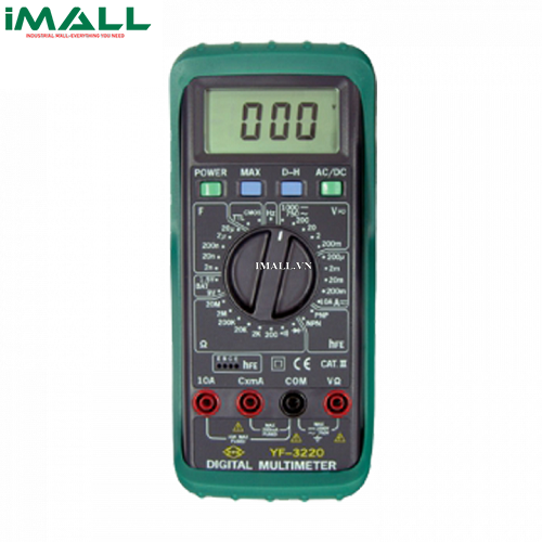 Đồng hồ vạn năng TENMARS YF-3220 (1000 VDC, 10A, 20mF, 10MHz)