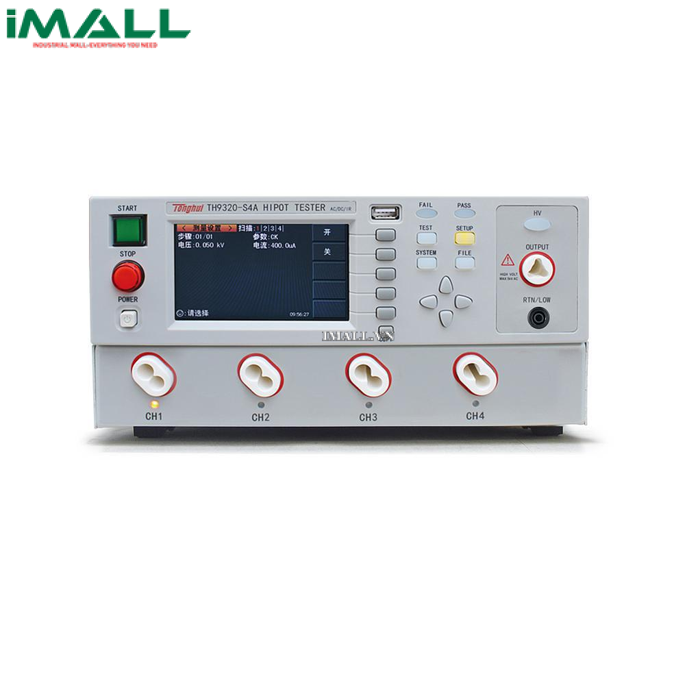 Máy kiểm tra Hipot Tonghui TH9320-S4A (AC: 0.05~5.00kV; DC: 0.05~6.00kV)