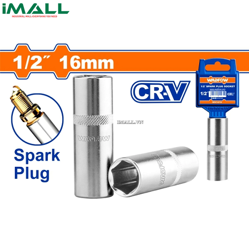Đầu tuýp mở bugi 16mm (1/2") Wadfow WSC4216