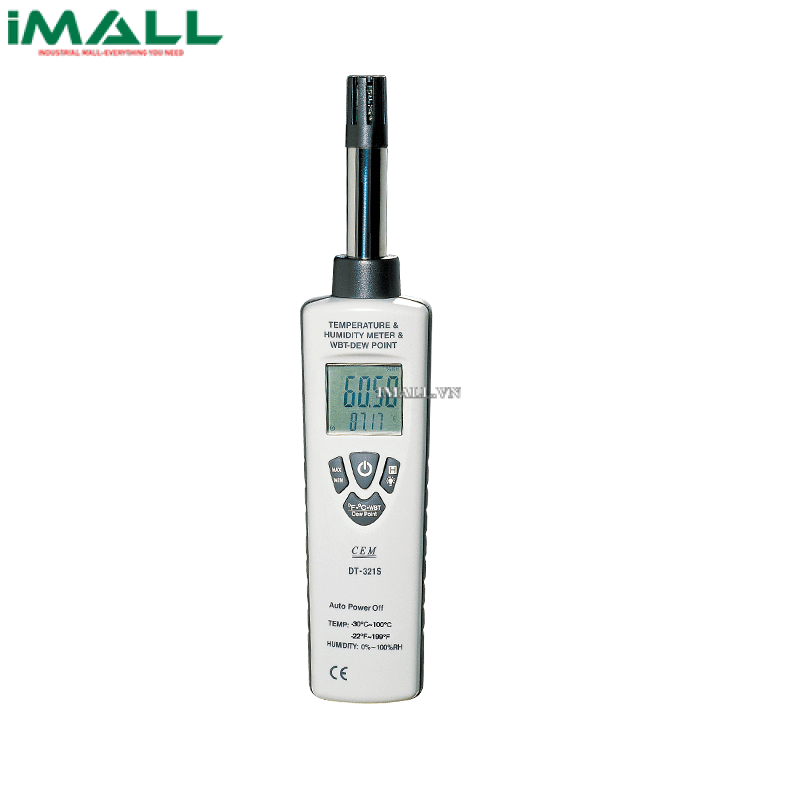 Máy đo Nhiệt độ &amp; Độ ẩm CEM DT-321F (0-100%RH, -30~100℃)