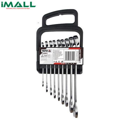 Bộ cờ lê vòng miệng 9 chi tiết từ Yato YT-03612 (8-19mm)