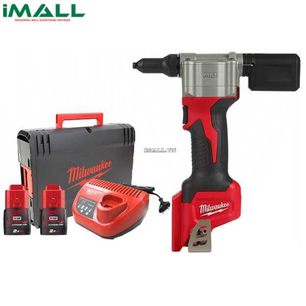 Máy rút đinh rive/Rivet dùng pin Milwaukee M12 BPRT-201C (12V)