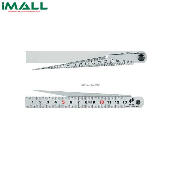 Thước đo khe hở hình nón 1~15mm và thước thẳng 0-130mm Niigata Seiki TPG-700SKD