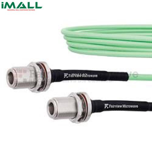 Cáp N Female Bulkhead - N Female Bulkhead Fairview FMCA124 (LL142 Coax; 18 GHz )