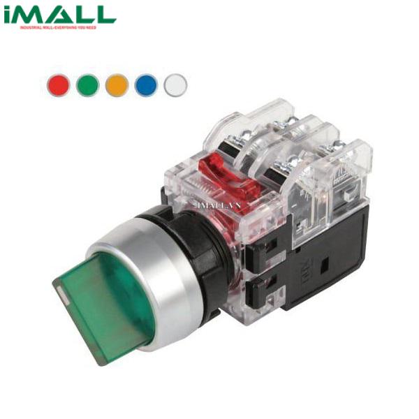 Công tắc 2 vị trí tự giữ Hanyoung nux MRT-R2A1A0R (22mm đèn Đỏ 110-220V)