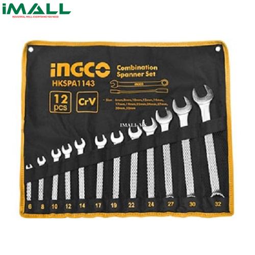Bộ cờ lê vòng miệng 12 chi tiết (6-32mm) INGCO HKSPA1143