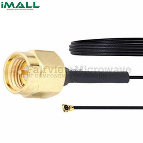 Cáp SMA Male - HMCX32 1.2 Plug Fairview FMCA1030 ( 0.81mm Coax; 3 GHz )