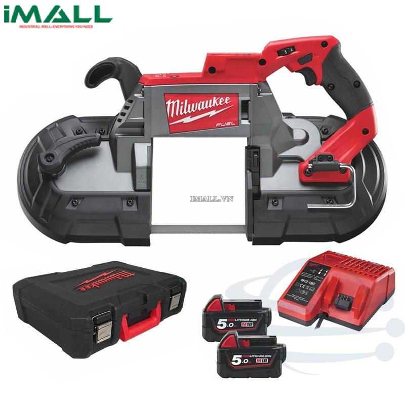 Máy cưa vòng pin Milwaukee M18 CBS125-502 (SET 5Ah/18V)