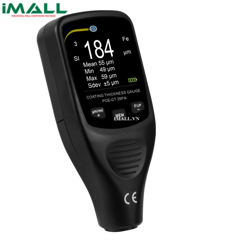 Máy đo độ dày lớp phủ PCE CT 26FN (0~1250 μm, ±3%+2m)