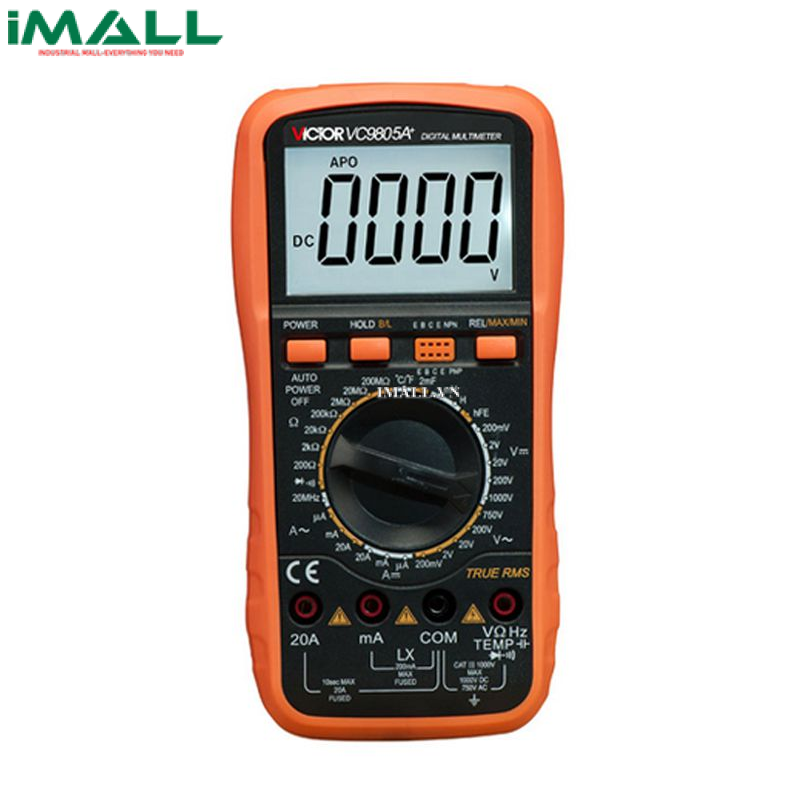 Đồng hồ vạn năng hiện số Victor VC9805+
